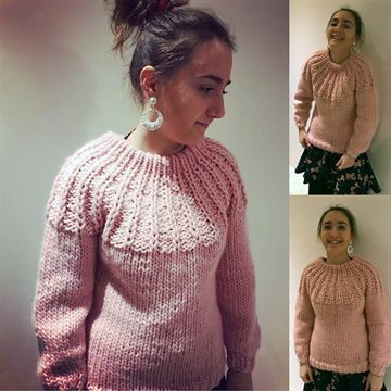 Rosy sweater opskrift by Krautwald